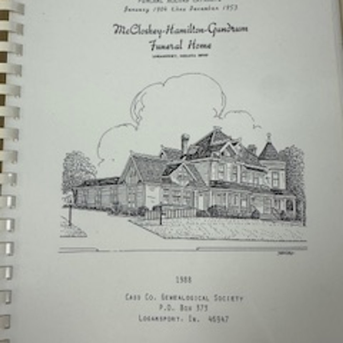 McCloskey-Hamilton-Gundrum Funeral Home Records